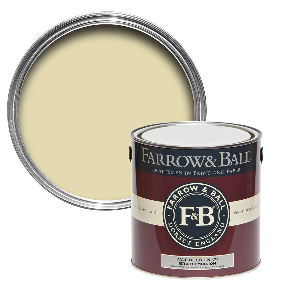 Farrow & Ball Emulsion Paint Wall Ceiling Pale Hound No.71 Matt Quick Dry 2.5L - Image 1