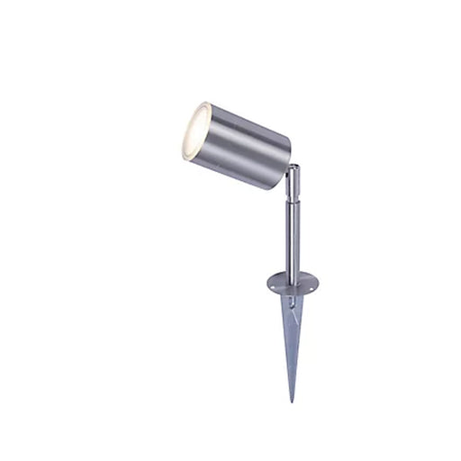 Garden Light LED Spike Main Powered Steel Warm White Spotlight Path Pack Of 4 - Image 1