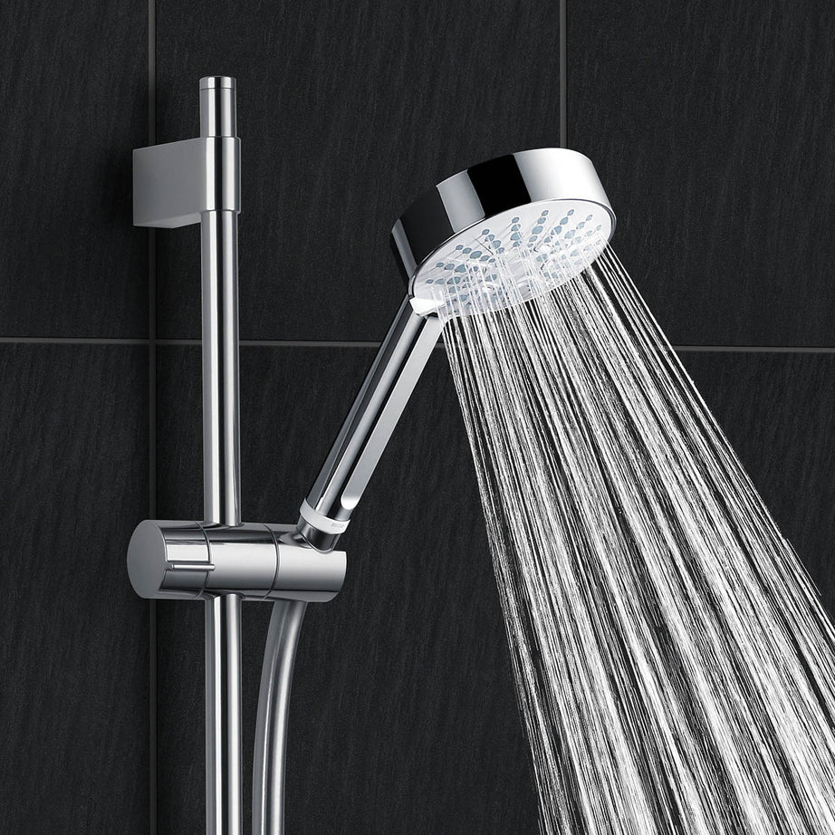 Mira Electric Shower Kit 9.5kW Silver Effect Manual 4 Spray Pattern Modern - Image 2
