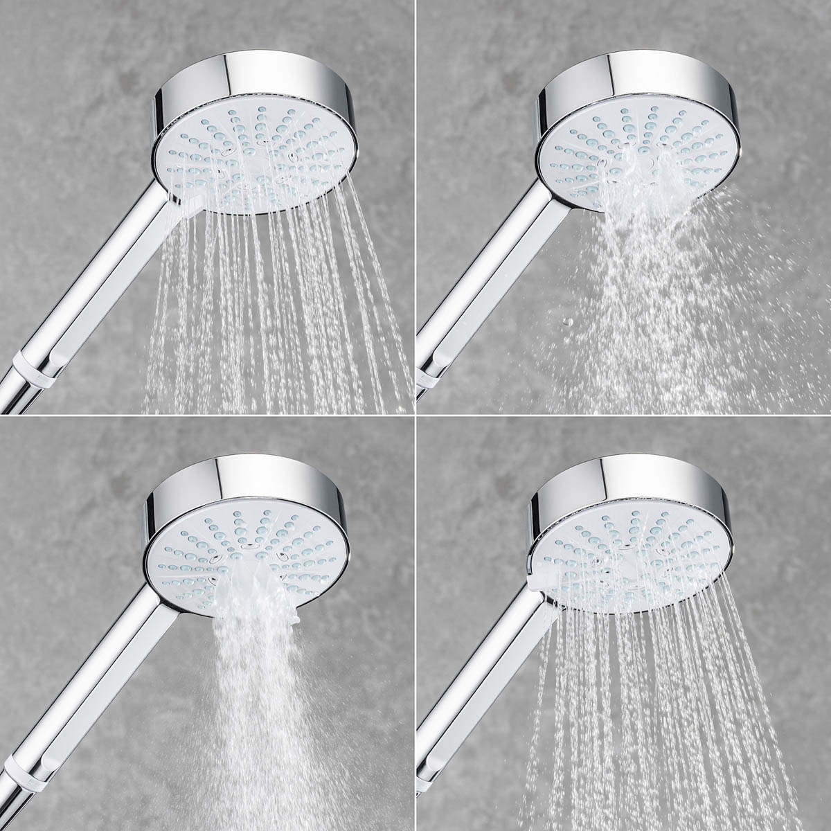 Mira Electric Shower Kit 9.5kW Silver Effect Manual 4 Spray Pattern Modern - Image 9