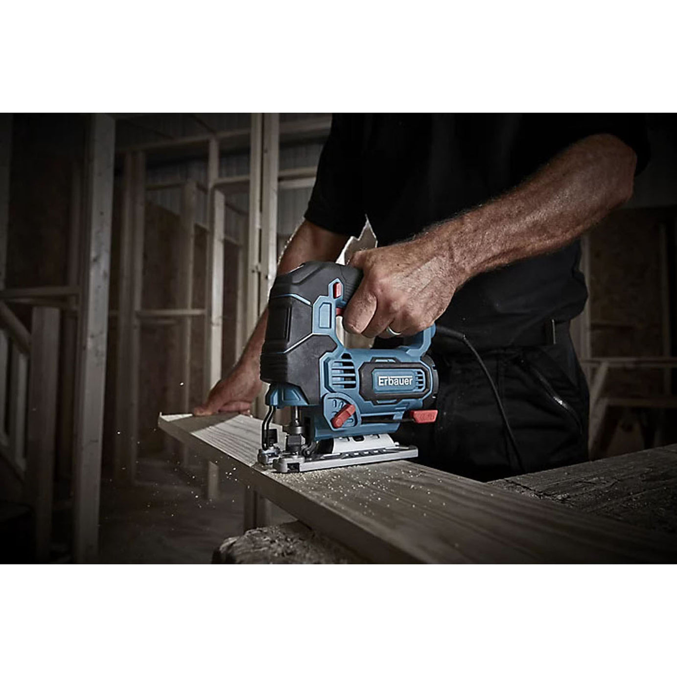 Erbauer Jigsaw EJS750 Corded Electric Variable Speed LED Woodwork Powerful 750W - Image 4