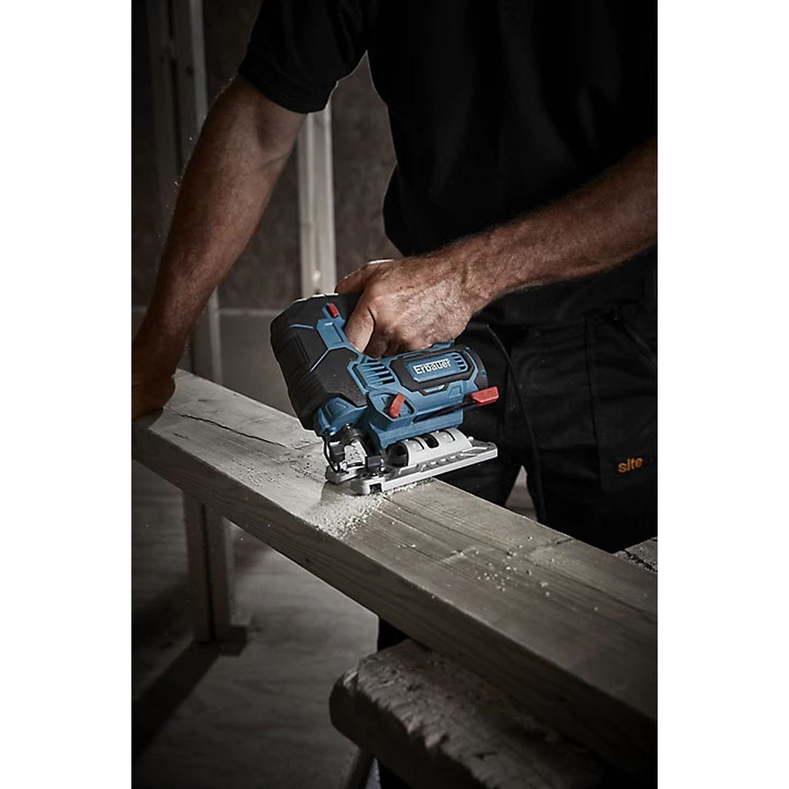 Erbauer Jigsaw EJS750 Corded Electric Variable Speed LED Woodwork Powerful 750W - Image 5