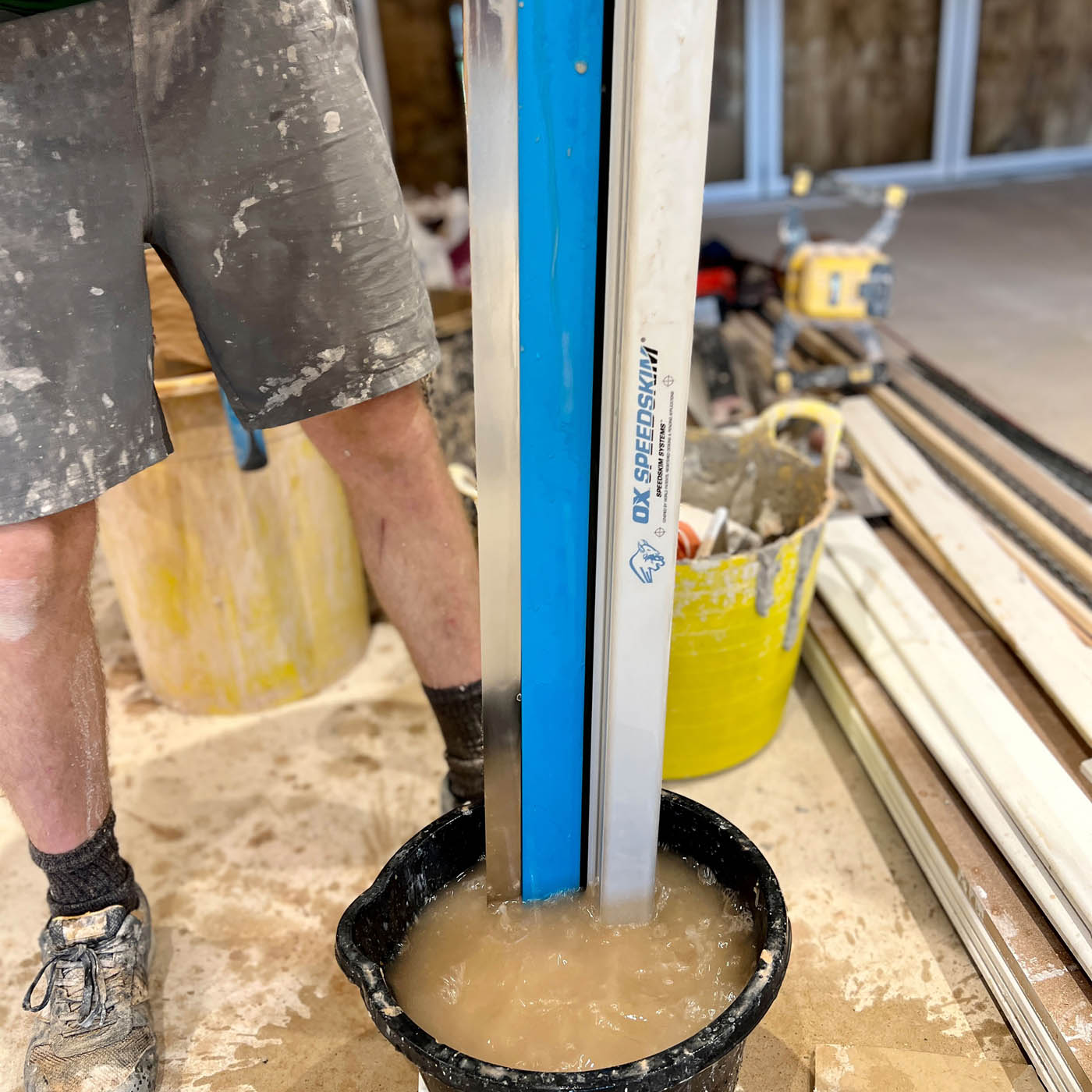 OX Speedskim Stainless steel Plaster's rule (L)1200mm - Image 2