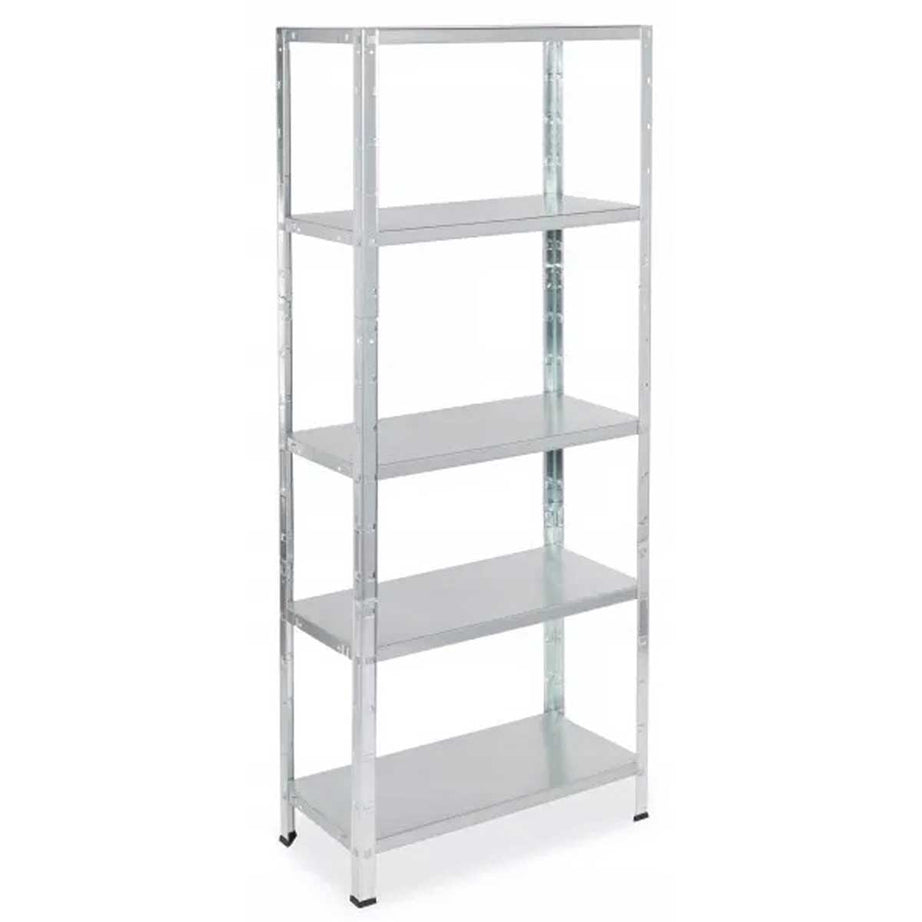 Shelving Storage Unit 5 Tier Garage Workshop Metal Heavy Duty Racking Boltless - Image 1