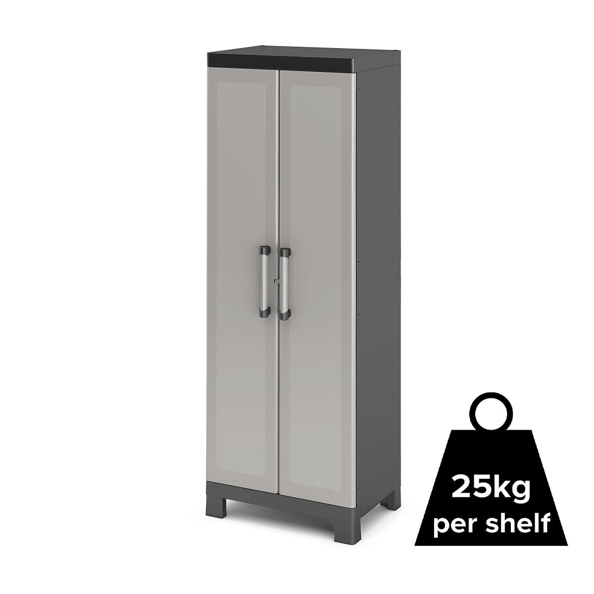 Form Links Utility Storage Cabinet 4 Shelf Polypropylene Tall (H)1820mm (W)650mm - Image 1