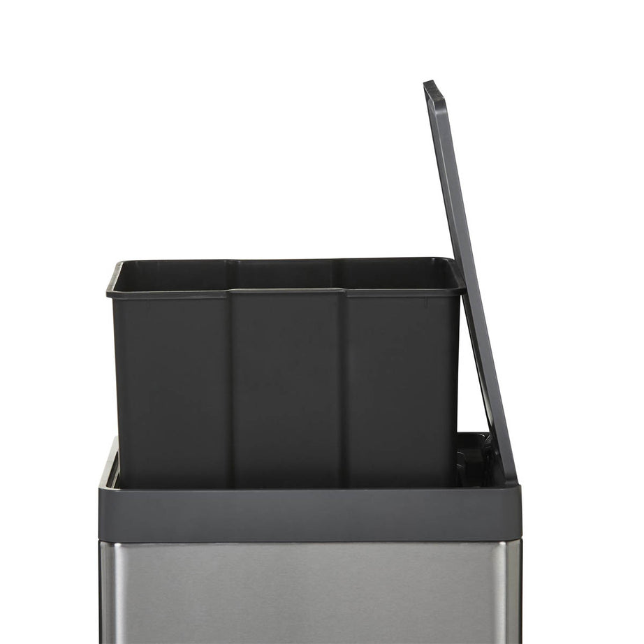 Kora Pedal Bin Kitchen Soft Close Anthracite Internal Container Metal 14L - Image 5