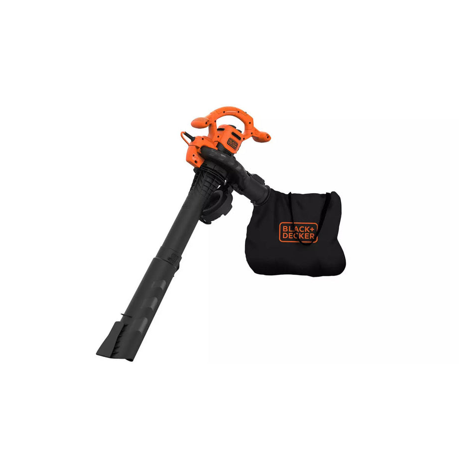 Black + Decker Garden Leaf Blower Vacuum Mulching Corded Electric Powerful 2600W - Image 1