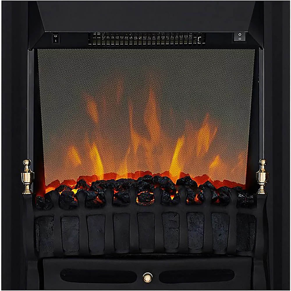 Electric Fire Realistic Flame Effect Inset Freestanding 2kW Remote Controlled - Image 4