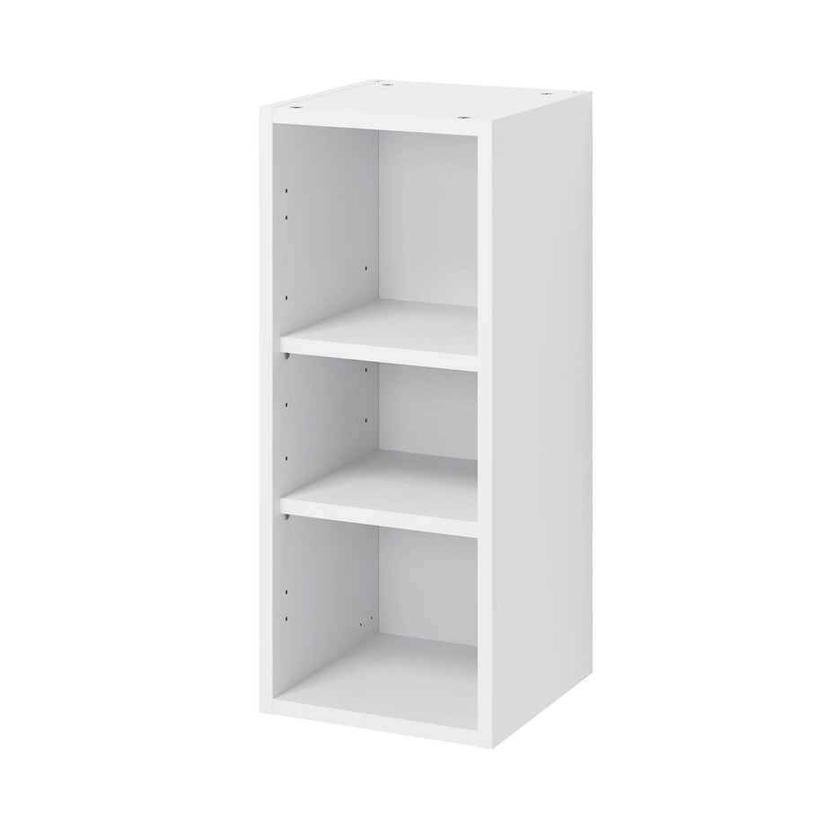 Kitchen Wall Cabinet 2 Tier Matt White Standard Storage Unit (W)300mm (D)320mm - Image 1