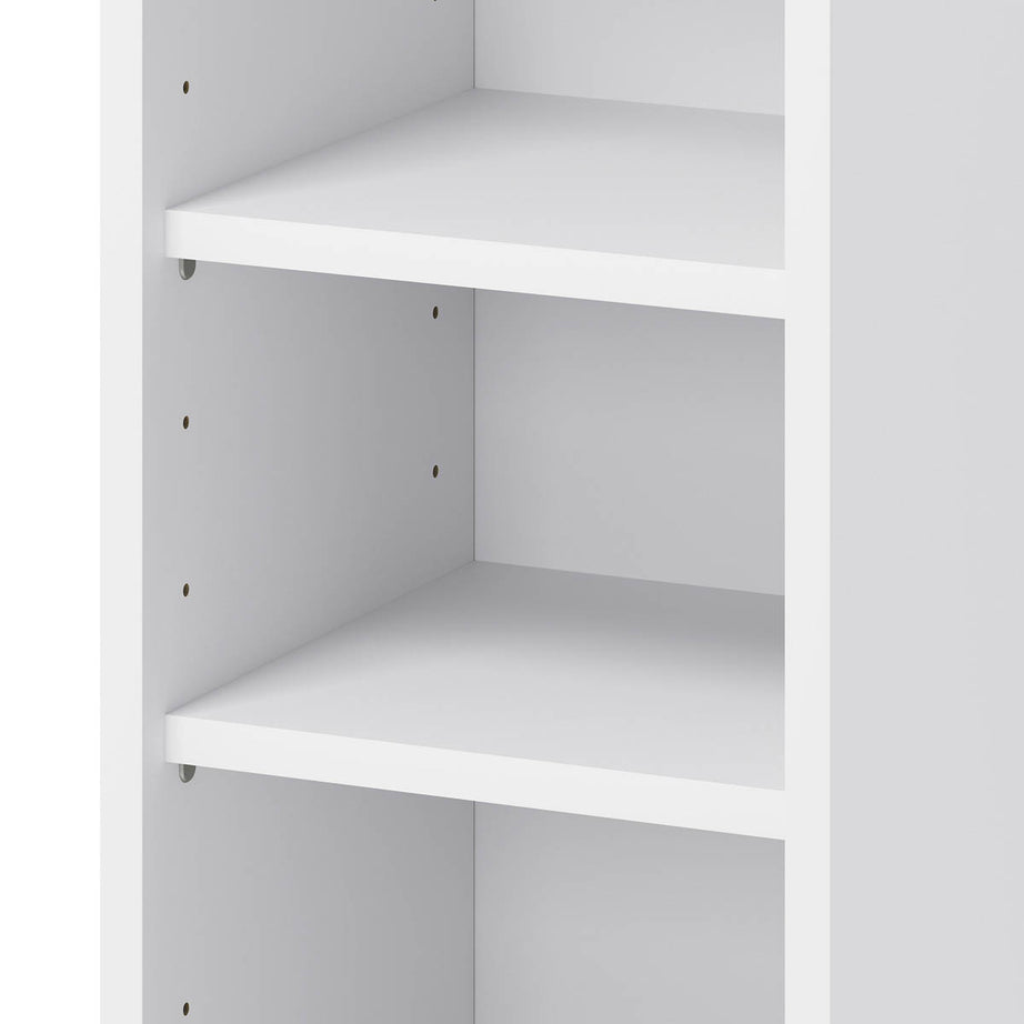 Kitchen Wall Cabinet 2 Tier Matt White Standard Storage Unit (W)300mm (D)320mm - Image 8