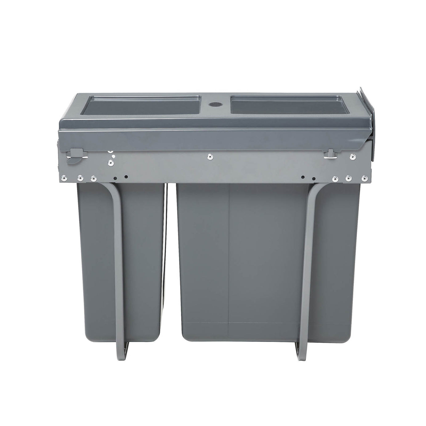 GoodHome Vigote Anthracite Integrated Kitchen Pull-out bin, - 26L - Image 3