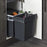 Integrated Kitchen Cupboard Waste Recycle Bin PullOut Soft Close Rectangular 36L - Image 4