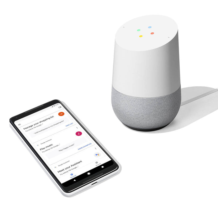 Google Home Assistant Charcoal Grey Smart Voice App Controlled Compact - Image 4