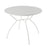 Garden Table Round Outdoor White 4 Seater Metal Classic Compact Bistro - Image 1