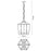 Nantan Ceiling Light Matt Black 4 Lamp Pendant Dia 300mm Living Room Lighting - Image 2