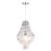 Pendant Ceiling Light Chandelier Crystal Beads Chrome Elegant Living Room 28W - Image 3