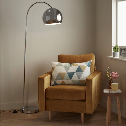 Floor Lamp Modern 10W E27 Chrome Home Lighting Elegant Overhanging For Any Room - Image 1