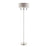 Floor Lamp Grey Nickel Effect Classic Drum Shade Bedroom Livingroom 1.5m - Image 2