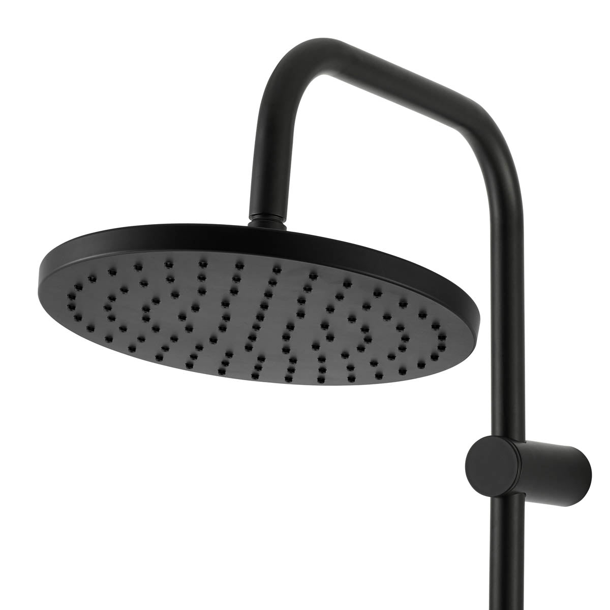 Thermostatic Shower Mixer Kit Black 3 Spray Pattern Twin Head Round Bathroom - Image 2