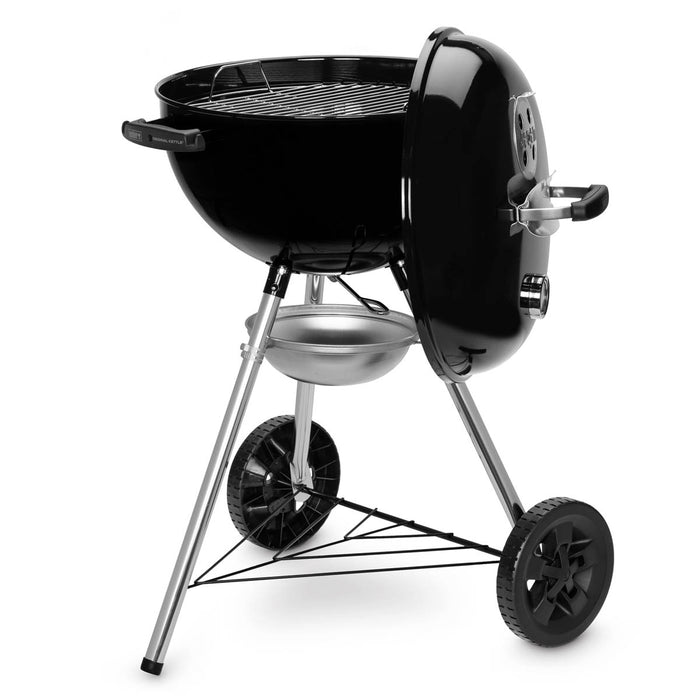 Weber Barbecue Charcoal BBQ Kettle Black Wheeled Portable Outdoor Round (D)470mm - Image 3