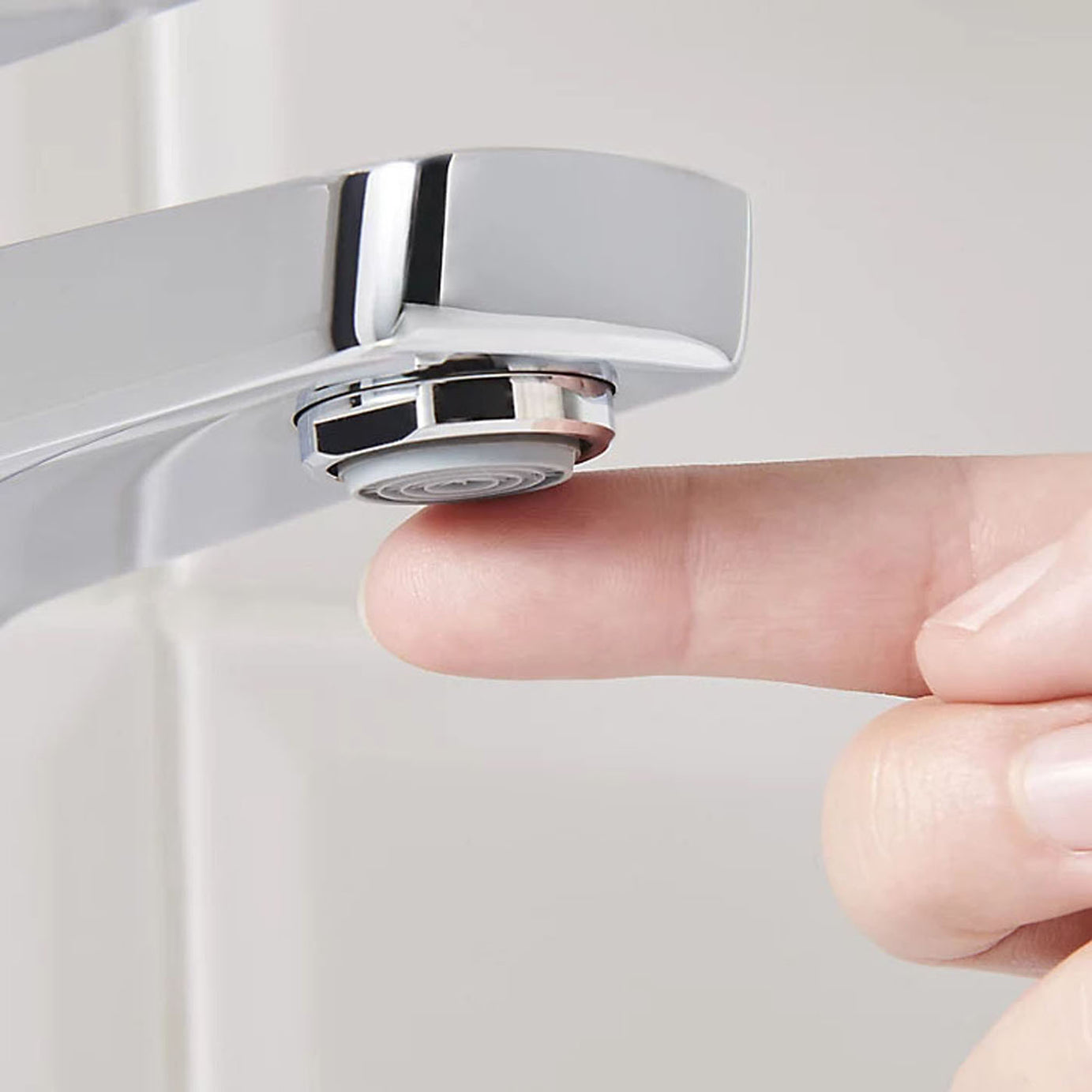 Bathroom Basin Tap Mixer Single Lever Ceramic Cartridge Waste Modern Faucet - Image 5