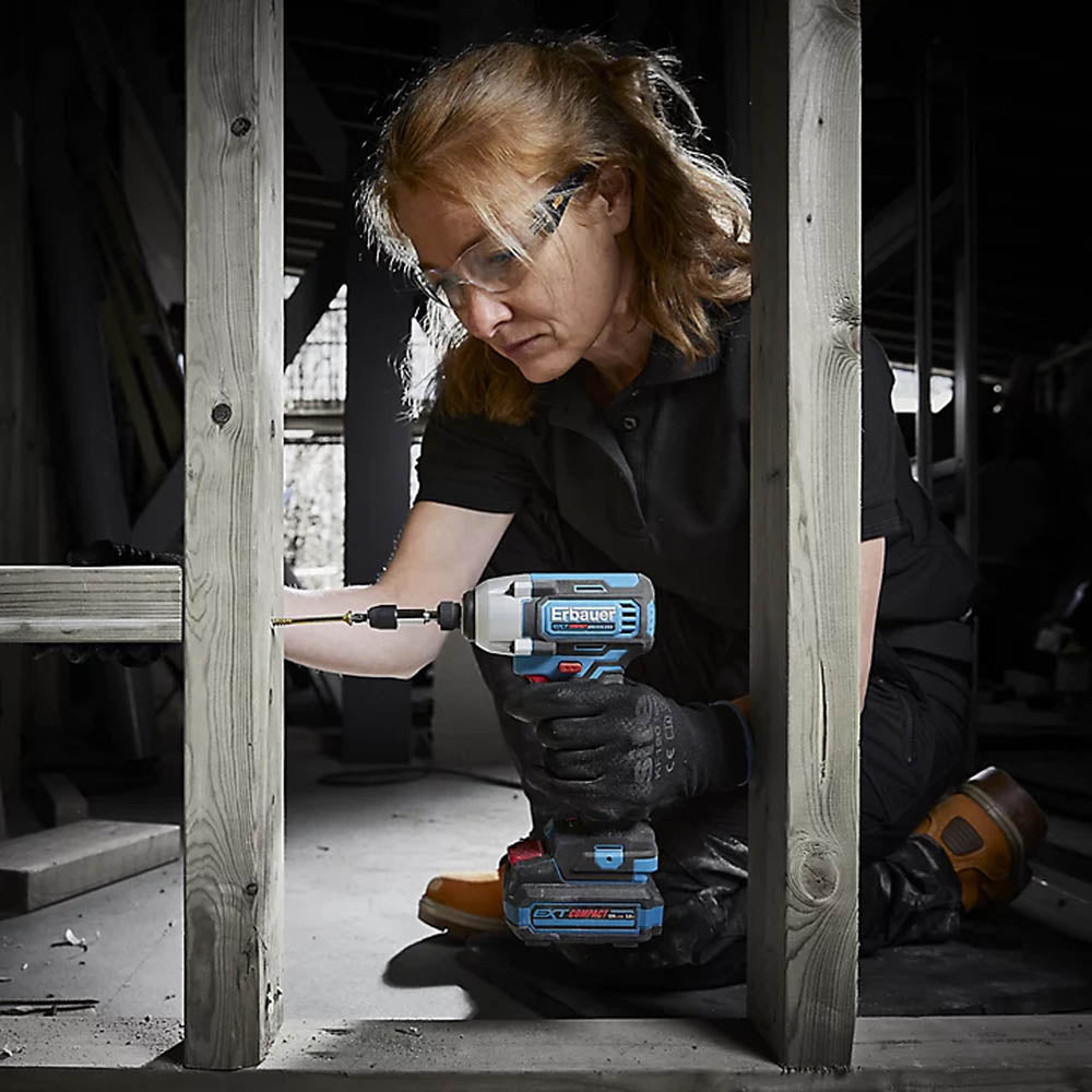Erbauer Impact Driver EID12-Li-2 Cordless 12V EXT Li-Ion Brushless Body Only - Image 2