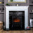 Focal Point Electric Stove ES3000 Traditional Matt Black Flame Effect 1.8kW - Image 2