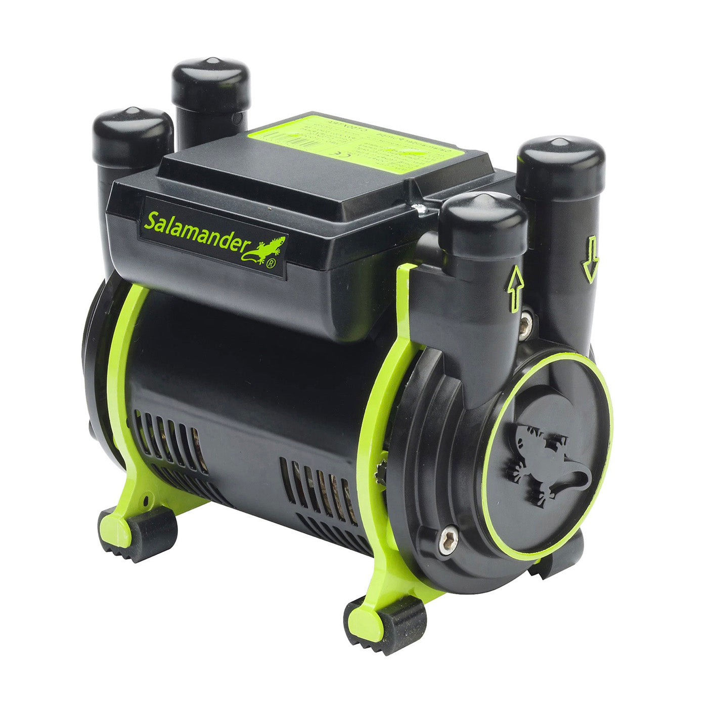 Salamander Pumps Shower Pump Twin 2 Bar Water Pressure And Flow Booster - Image 1