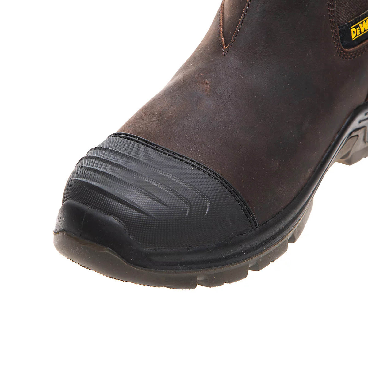 DeWalt Safety Dealer Boots Brown Steel Toe Slip-On Workwear Size 9 Norris - Image 5