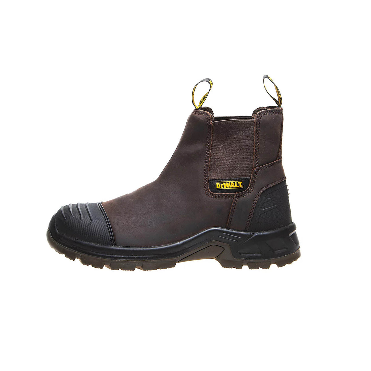 DeWalt Safety Dealer Boots Brown Steel Toe Slip-On Workwear Size 9 Norris - Image 9