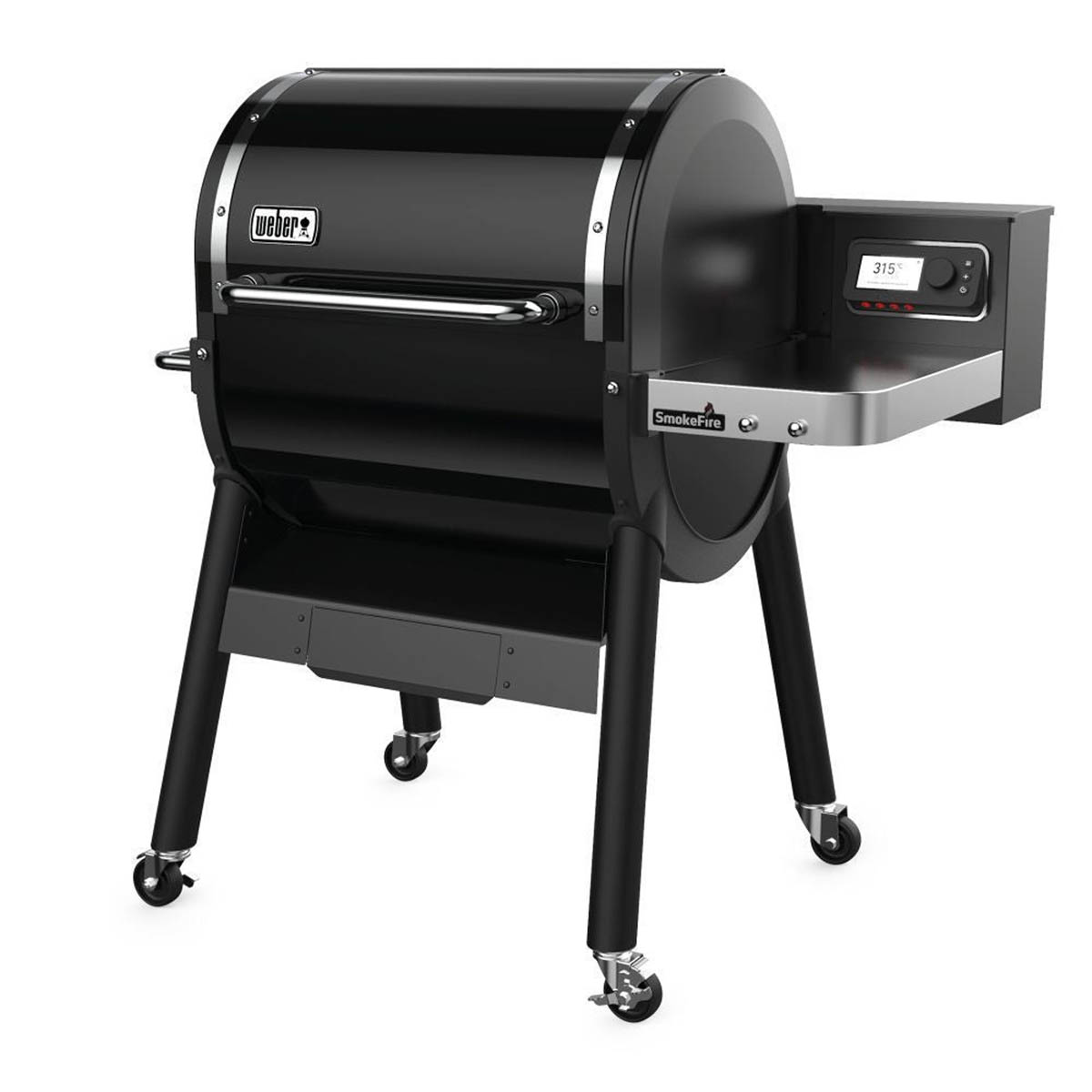 Weber Barbecue BBQ SmokeFire EX4 Wood Pellet Grill Wheeled Portable Night Light - Image 4