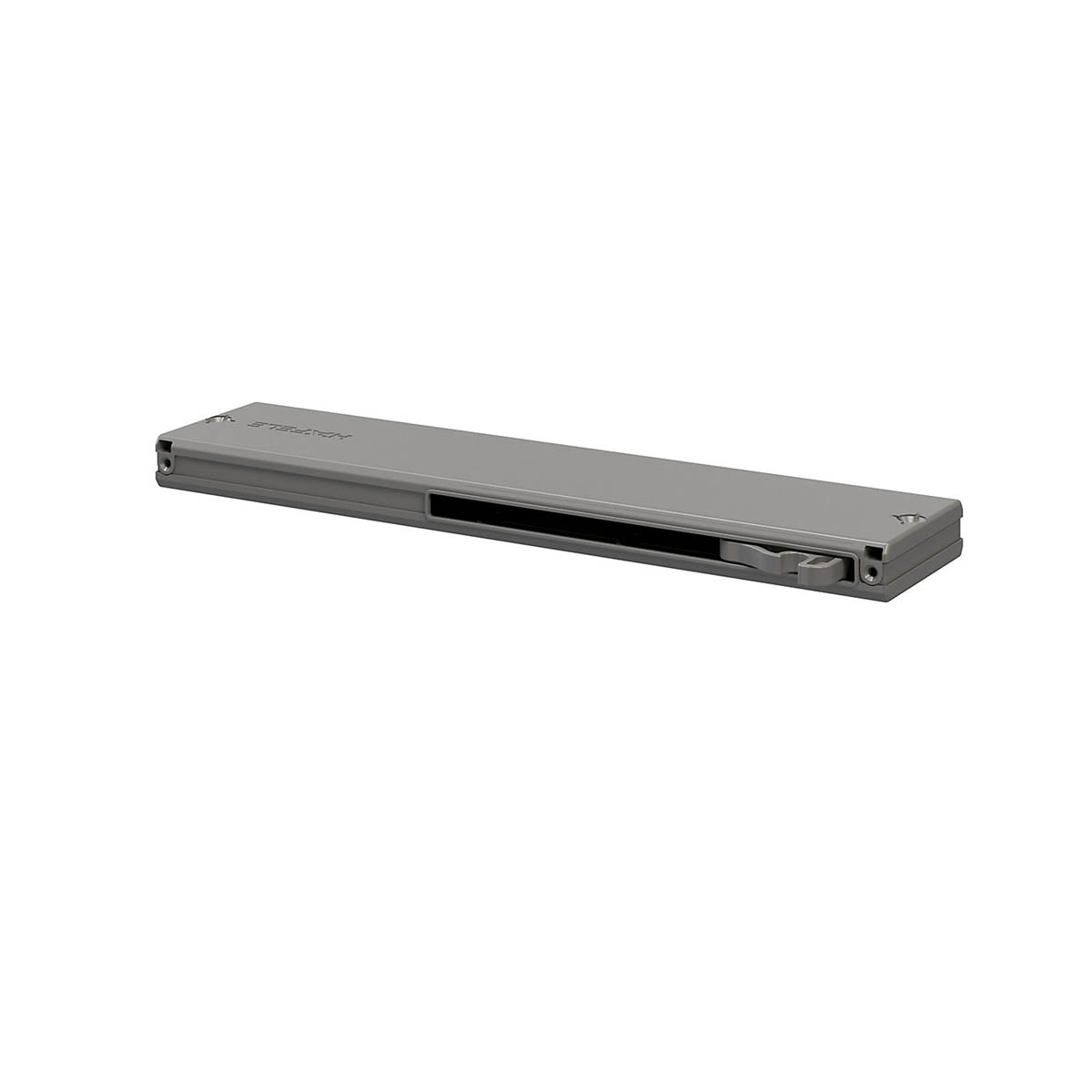 Atomia Sliding Door Mechanism Soft Close Grey Internal Double Track 2 (L) 26.6cm - Image 1