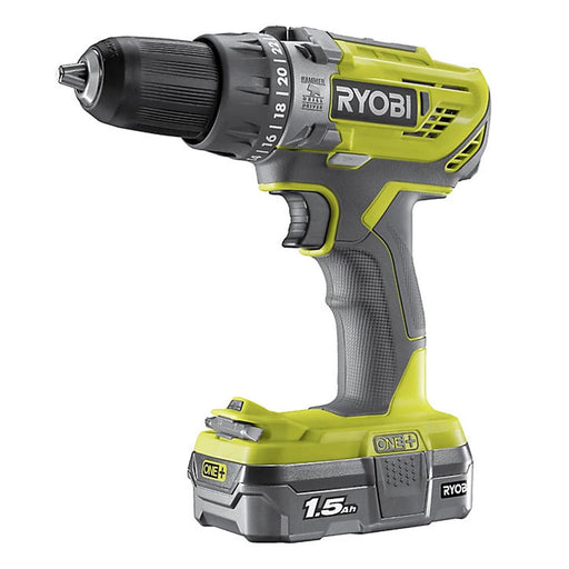 Ryobi Percussion Drill Cordless 18V 1.5Ah Li-Ion R18PD3-115GK ONE+ Compact - Image 1