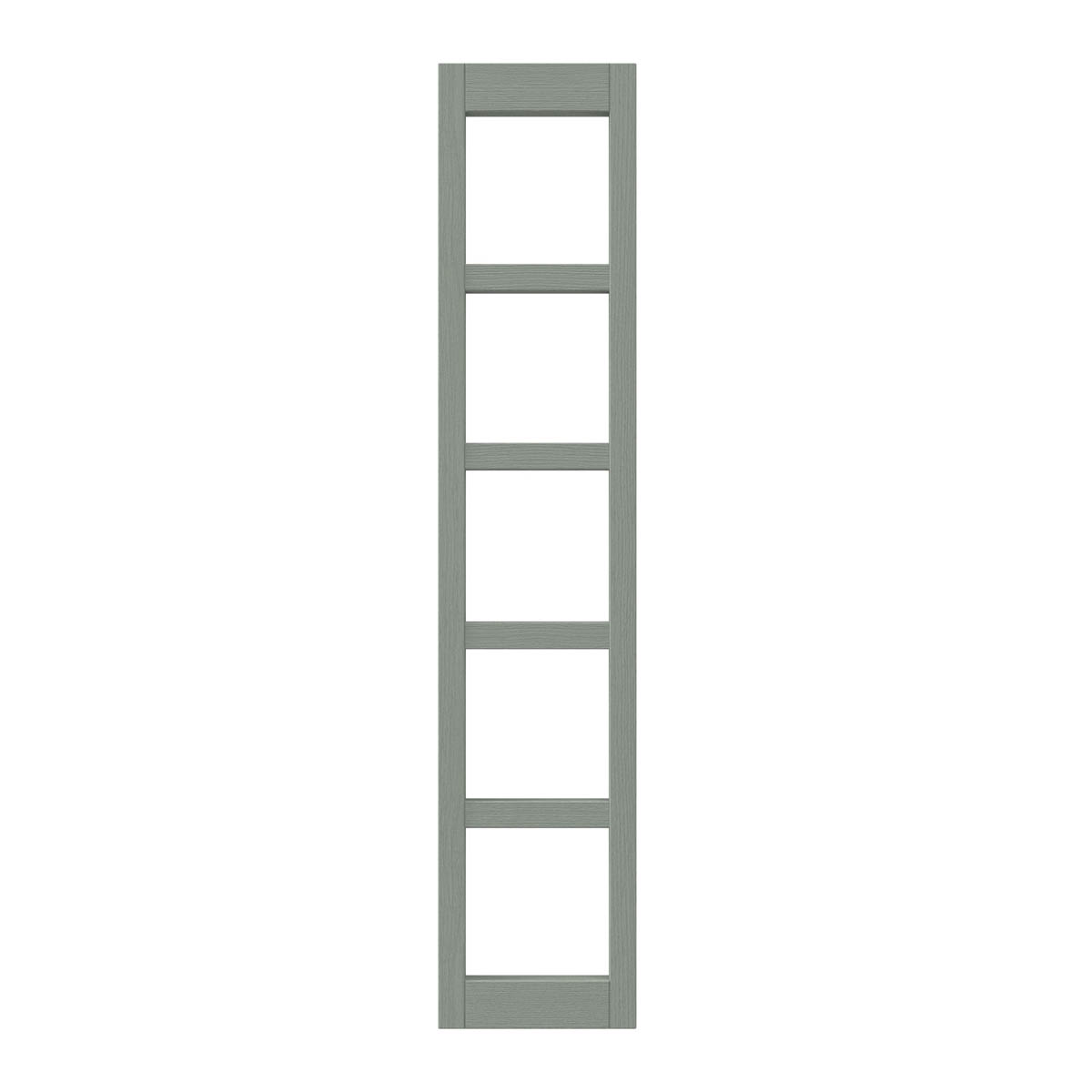 Kitchen Wine Rack Cabinet Fascia Wood Matt Reed Green (H)715mm(W)147mm - Image 1