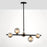 Cole Horizontal Black 5 Lamp Pendant ceiling light, (Dia)250mm - Image 1