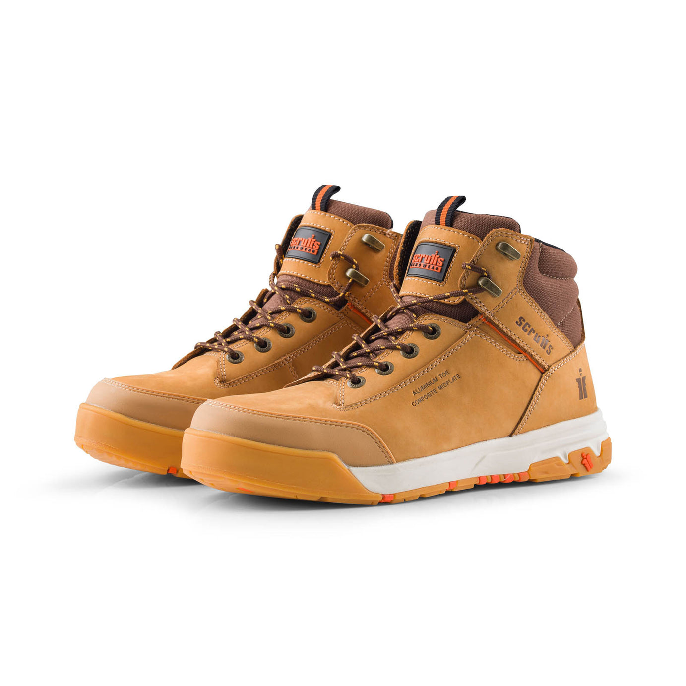 Scruffs Men's Safety Boots Aluminium Toe Cap Waterproof Leather Flexible Size 9 - Image 1