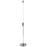 Floor Lamp LED Warm White Slim Chrome Effect Modern Dimmable 1900lm (H)1.36m - Image 5