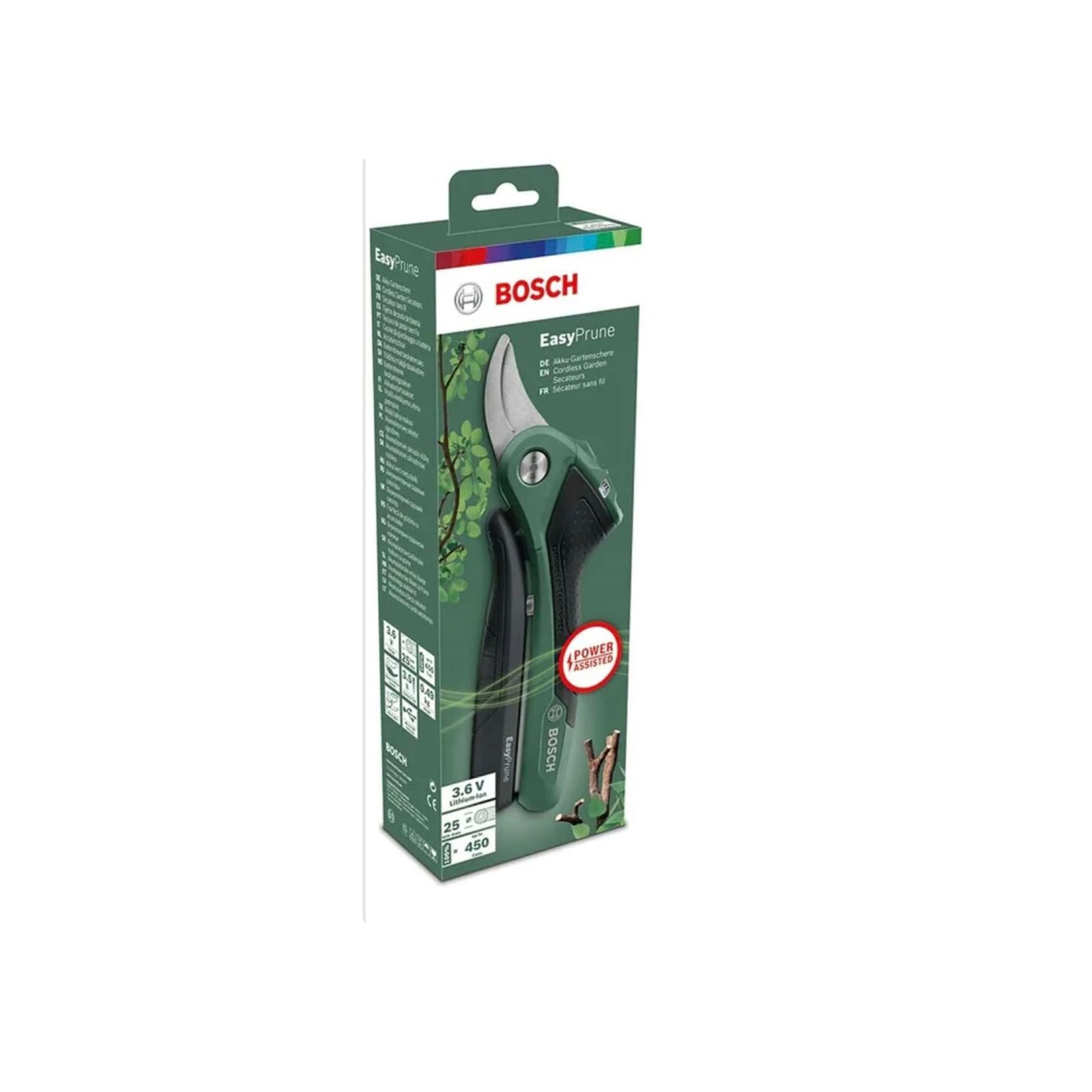 Bosch Secateurs Easyprune Cordless Powered Compact Garden Tool Pruner 3.6 V - Image 2