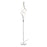 LED Floor Lamp Chrome Effect Warm White Contemporary Work Reading Living Room - Image 1