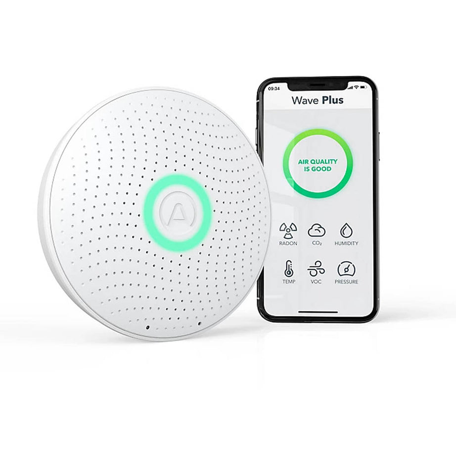 Air Quality Monitor Humidity Temperature Pressure Sensor Smart CO2 Wireless - Image 1