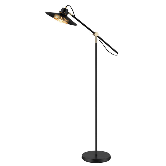 Floor Lamp Black Metal Standing Portable E27 Living Bedroom Contemporary 1.5m - Image 3