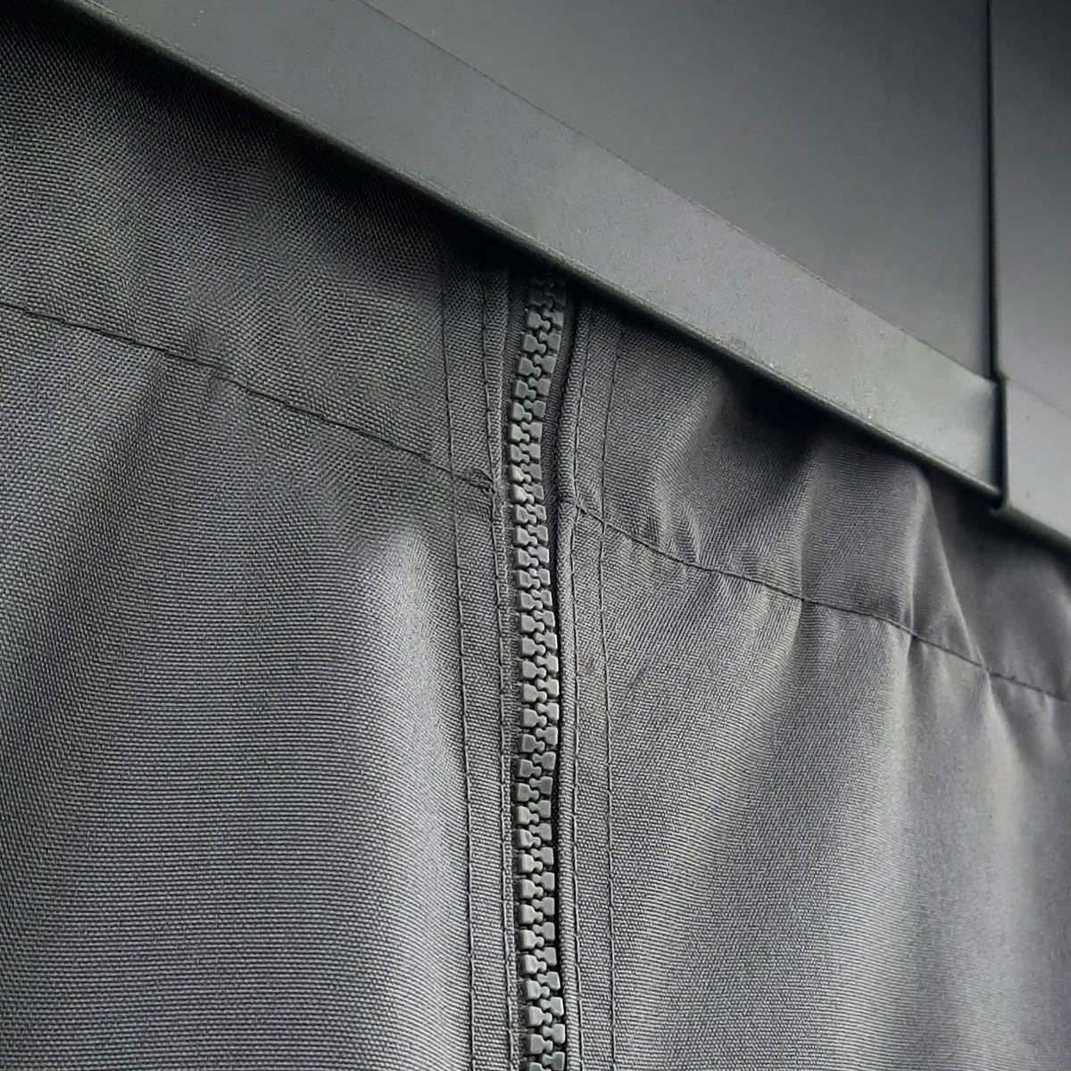 Gazebo Curtains Net Grey Outdoor Lightweight Pack of 4 (L)2120 (W)4400mm - Image 8