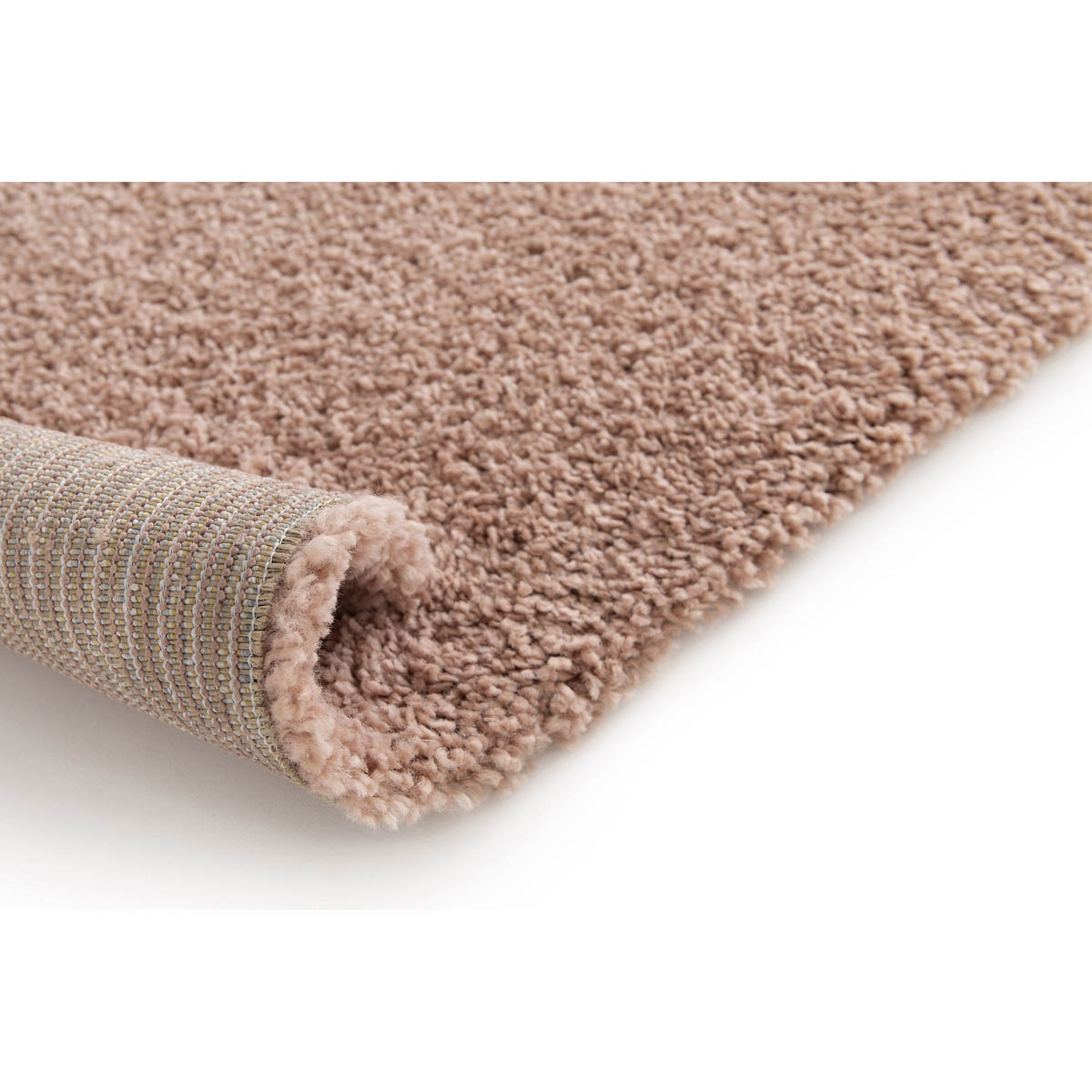 Floor Rug Shaggy Soft Medium Pale Pink Carpet Modern Rectangle (L)150 x (W)80cm - Image 6