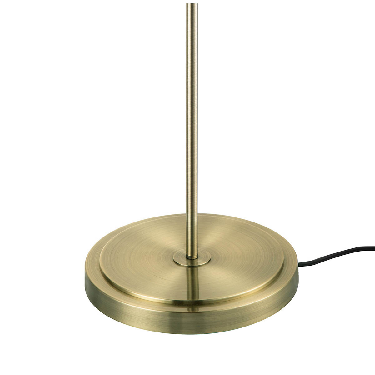 LED Floor Lamp Glass Shade Articulated Antique Brass Effect Modern Freestanding - Image 6