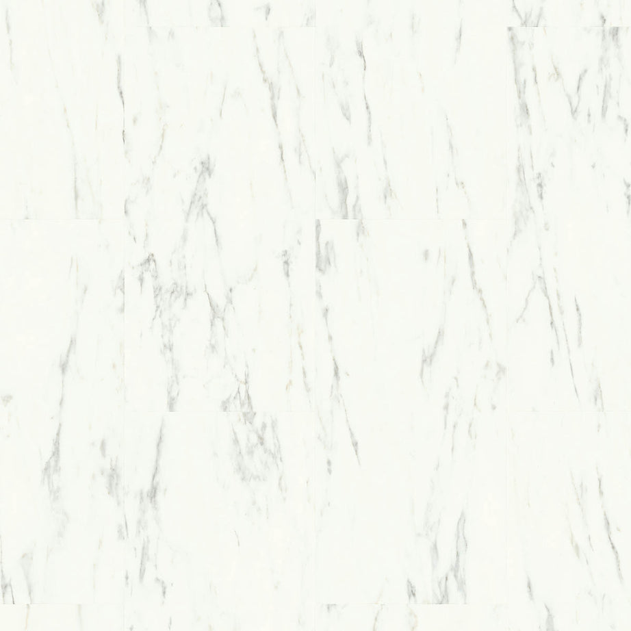 Quick-step Vinyl Flooring Click Matt White Stone Effect Embossed Modern 1.85m² - Image 1
