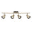 Spotlight Bar 4 LED Lamps Steel Antique Brass Effect Adjustable Dimmable - Image 3