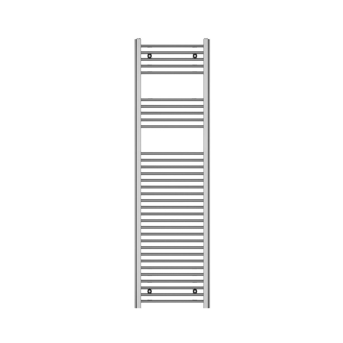 Flomasta Towel Rail Radiator Flat Chrome 1531BTU Vertical Bathroom H160xW45cm - Image 3
