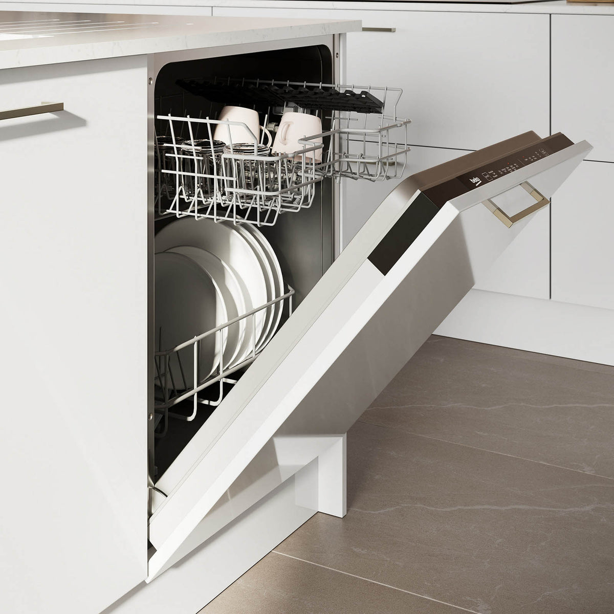 Beko Dishwasher Full Size DIN15X20 Integrated 13 Place Setting 5 Programmes - Image 2