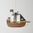 Glow Hikari Pirate ship Matt Brown LED Light pendant, (Dia)422mm - Image 4