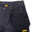 DeWalt Work Shorts Mens Slim Fit Grey Black Lightweight Multi Pockets Cargo W36" - Image 4